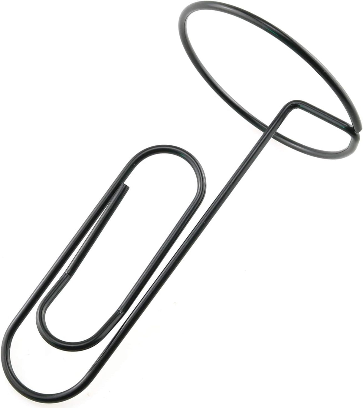 1PC Black Study Note Holder Office Desk Paper Clip Memo Holder & Organizer, Perfect Office Accessory, Organize and Access Bills