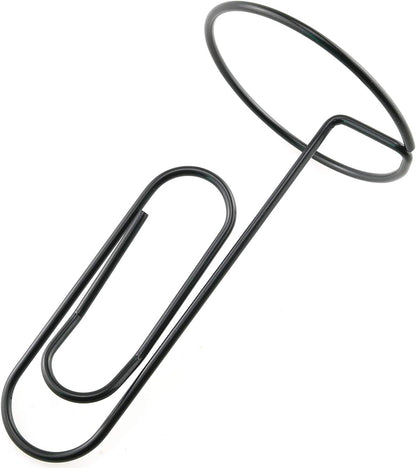 1PC Black Study Note Holder Office Desk Paper Clip Memo Holder & Organizer, Perfect Office Accessory, Organize and Access Bills