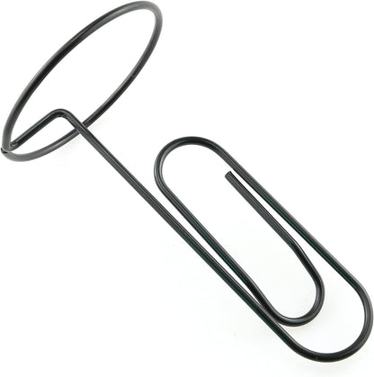 1PC Black Study Note Holder Office Desk Paper Clip Memo Holder & Organizer, Perfect Office Accessory, Organize and Access Bills