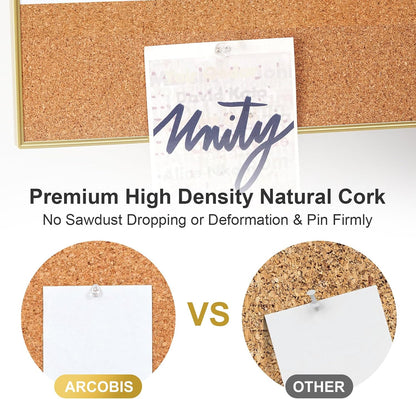 Dry Erase Calendar with Cork Board for Wall