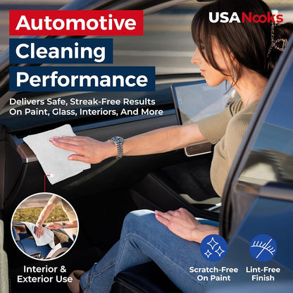Microfiber Cleaning Cloth Grey - 12 Pcs (12.5"x12.5") - High Performance - 1200 Washes, Ultra Absorbent Microfiber Towel Weave Grime & Liquid for Streak-Free Mirror Shine - Car Washing Cloth
