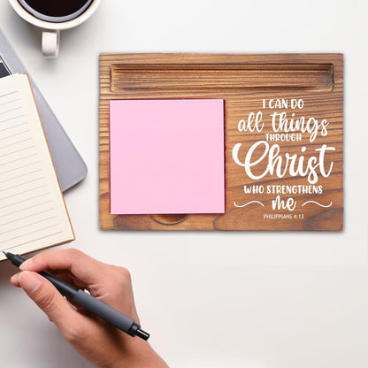 You Got This Sticky Note Holder, Inspirational Desk Organizer, Motivational Gift for Friends, Coworkers, Teachers, Self-Stick Note Pad Holders EDP126