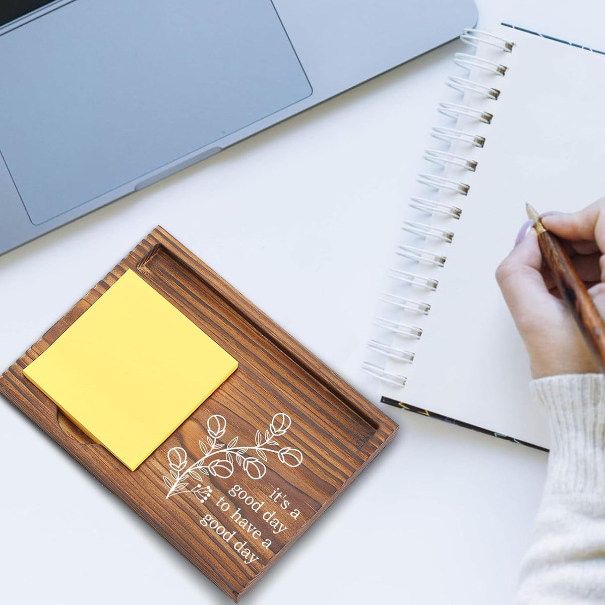You Got This Sticky Note Holder, Inspirational Desk Organizer, Motivational Gift for Friends, Coworkers, Teachers, Self-Stick Note Pad Holders EDP126