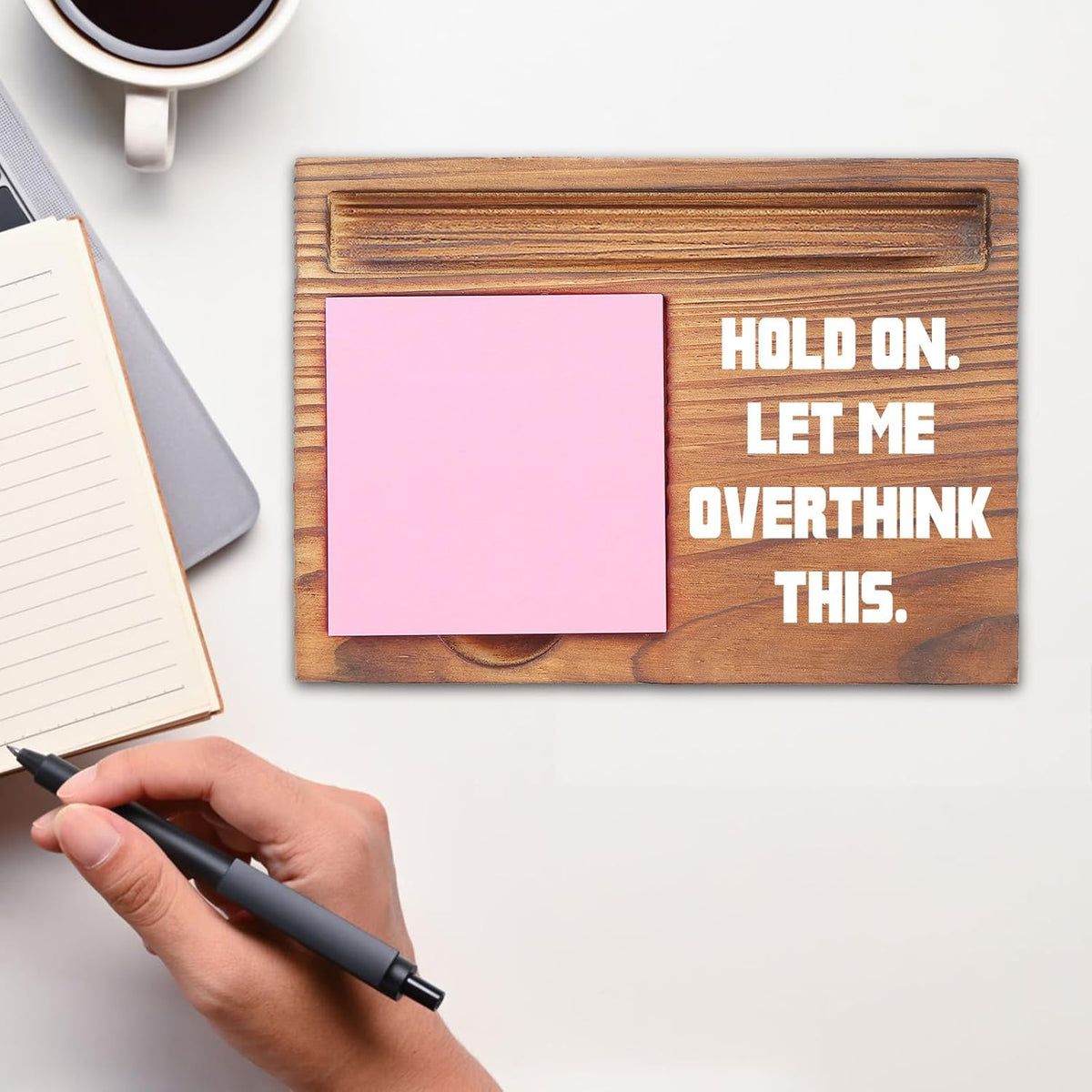 You Got This Sticky Note Holder, Inspirational Desk Organizer, Motivational Gift for Friends, Coworkers, Teachers, Self-Stick Note Pad Holders EDP126