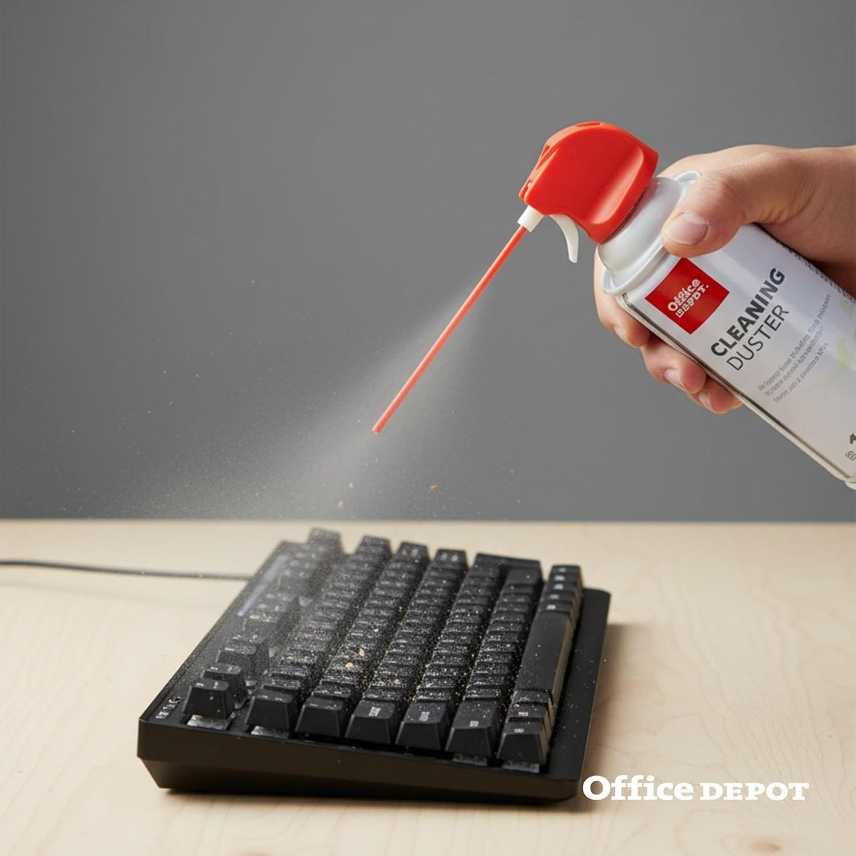 Cleaning Duster, 10 Oz Compressed Canned Air for Electronics, Keyboard Cleaner for Computer, Laptop, PC, Printer, Office Equipment, Moisture-Free, Pack of 12