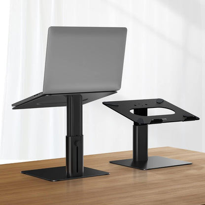 LSX6N Laptop Stand, Ergonomic Adjustable Notebook Riser, Computer Holder, Laptop Mount Compatible with 10-15.6" Laptops, Black