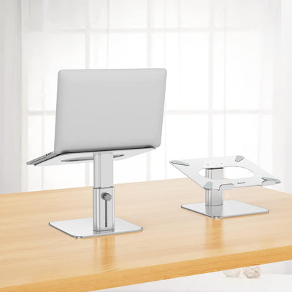 LSX6N Laptop Stand, Ergonomic Adjustable Notebook Riser, Computer Holder, Laptop Mount Compatible with 10-15.6" Laptops, Black