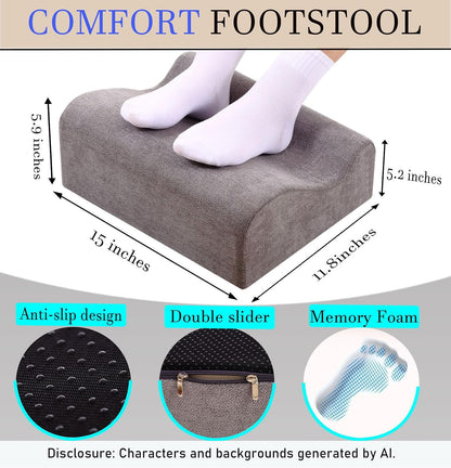Work Foot Rest Under Desk,Comfort Foot Rest for Couch