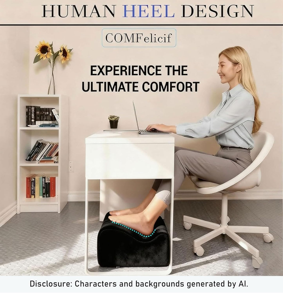 Work Foot Rest Under Desk,Comfort Foot Rest for Couch