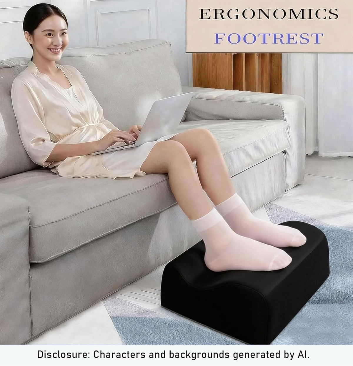 Work Foot Rest Under Desk,Comfort Foot Rest for Couch