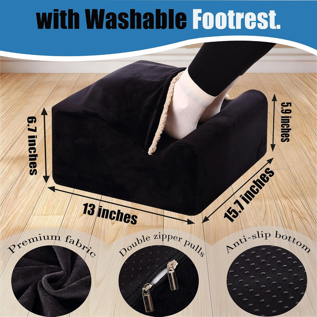 Work Foot Rest Under Desk,Comfort Foot Rest for Couch