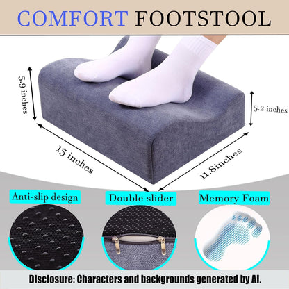 Work Foot Rest Under Desk,Comfort Foot Rest for Couch