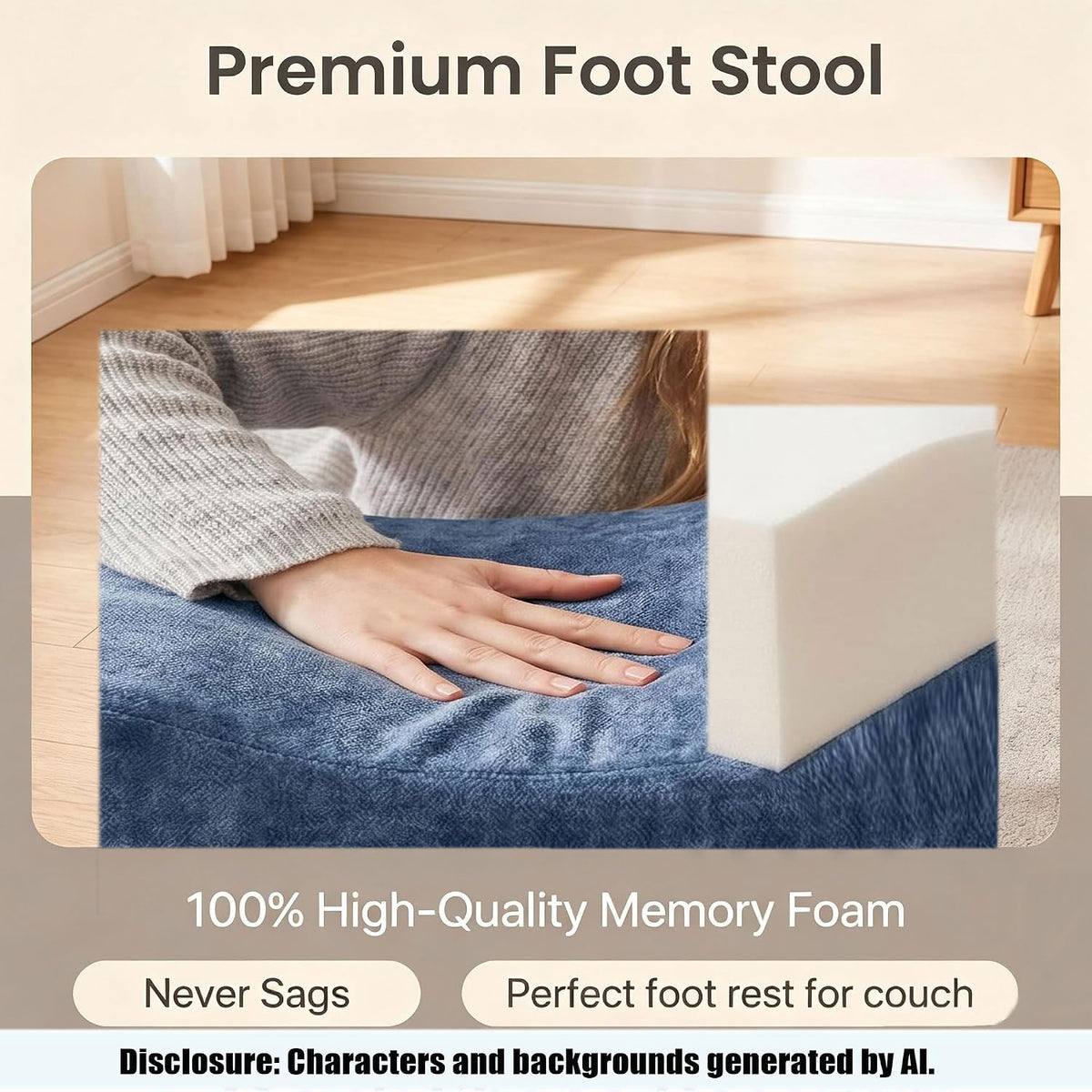 Work Foot Rest Under Desk,Comfort Foot Rest for Couch