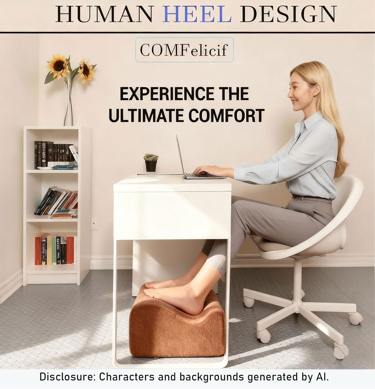 Work Foot Rest Under Desk,Comfort Foot Rest for Couch