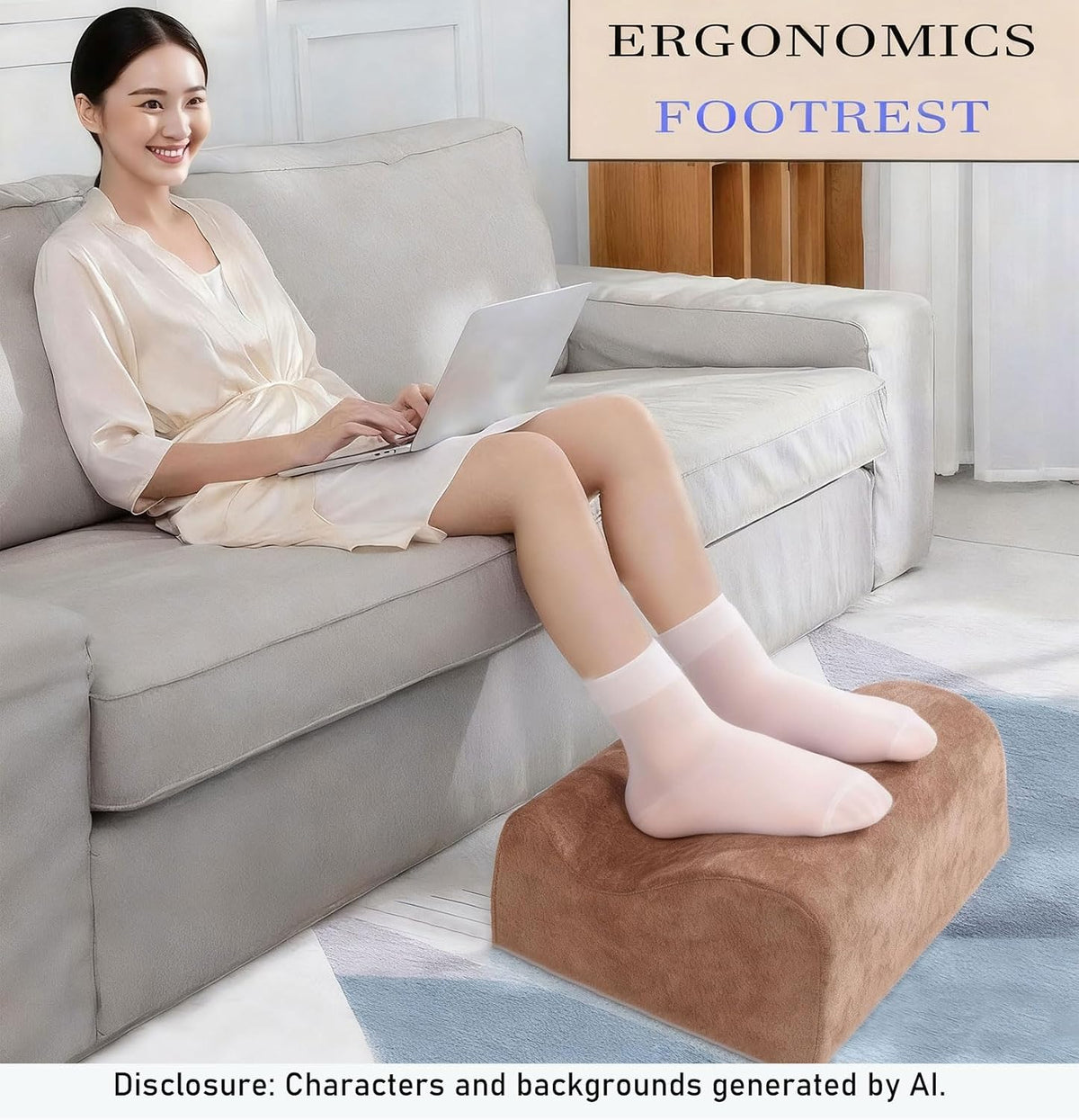 Work Foot Rest Under Desk,Comfort Foot Rest for Couch