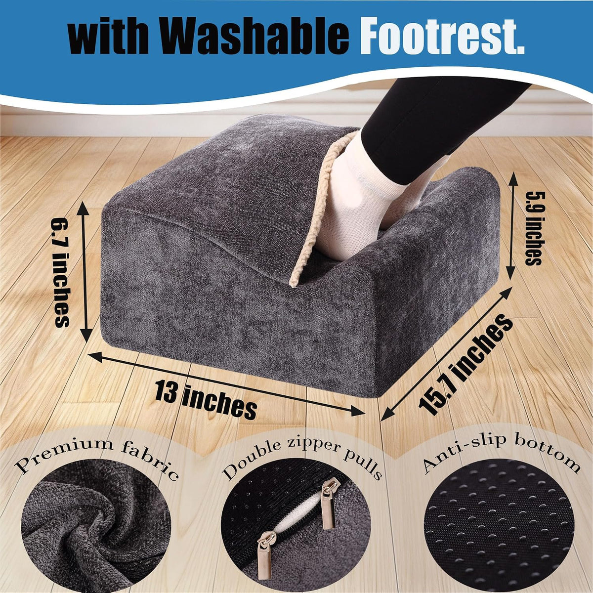 Work Foot Rest Under Desk,Comfort Foot Rest for Couch