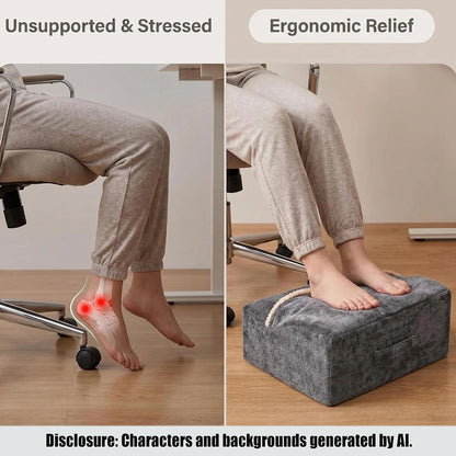 Work Foot Rest Under Desk,Comfort Foot Rest for Couch
