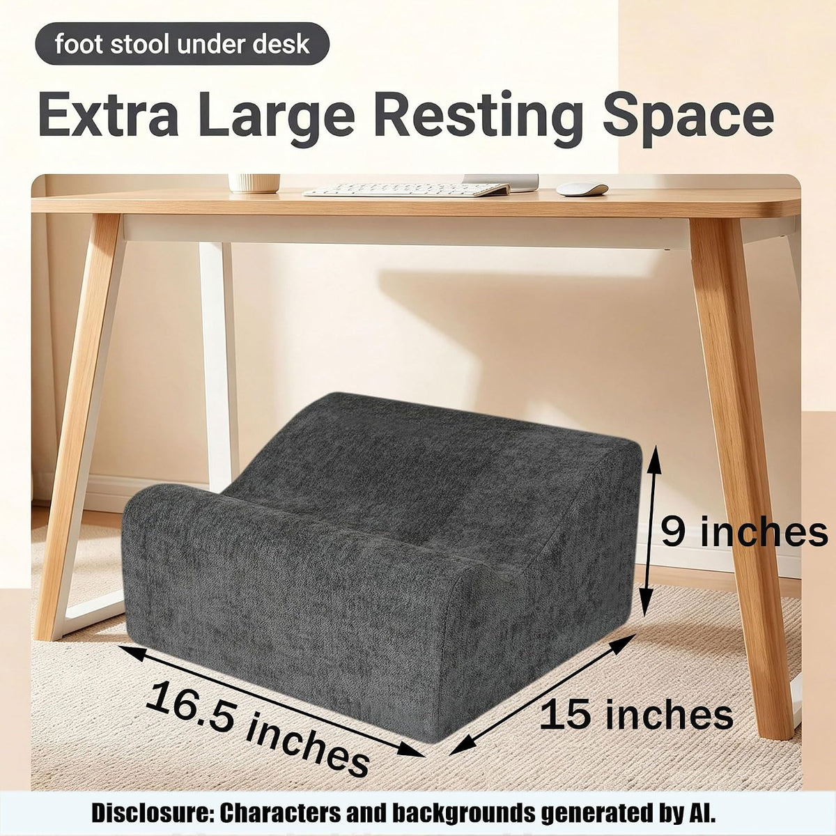 Work Foot Rest Under Desk,Comfort Foot Rest for Couch