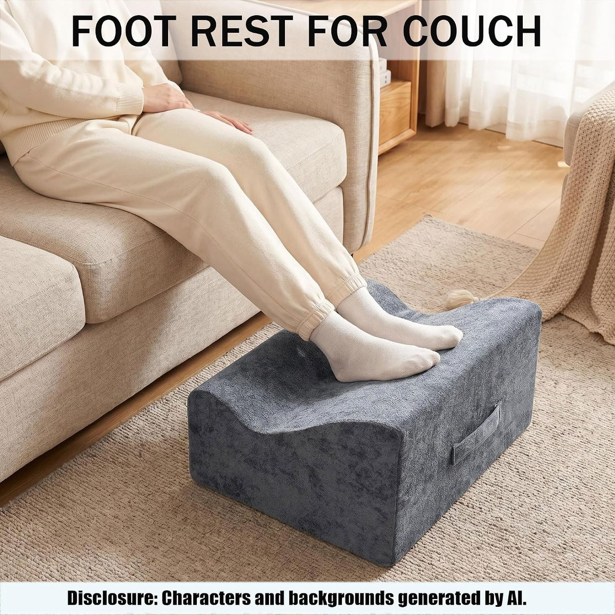 Work Foot Rest Under Desk,Comfort Foot Rest for Couch