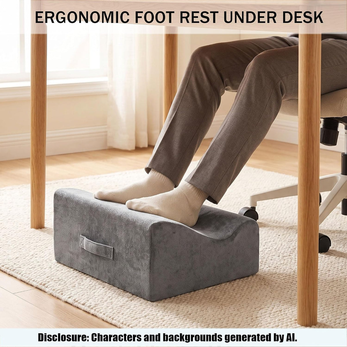 Work Foot Rest Under Desk,Comfort Foot Rest for Couch