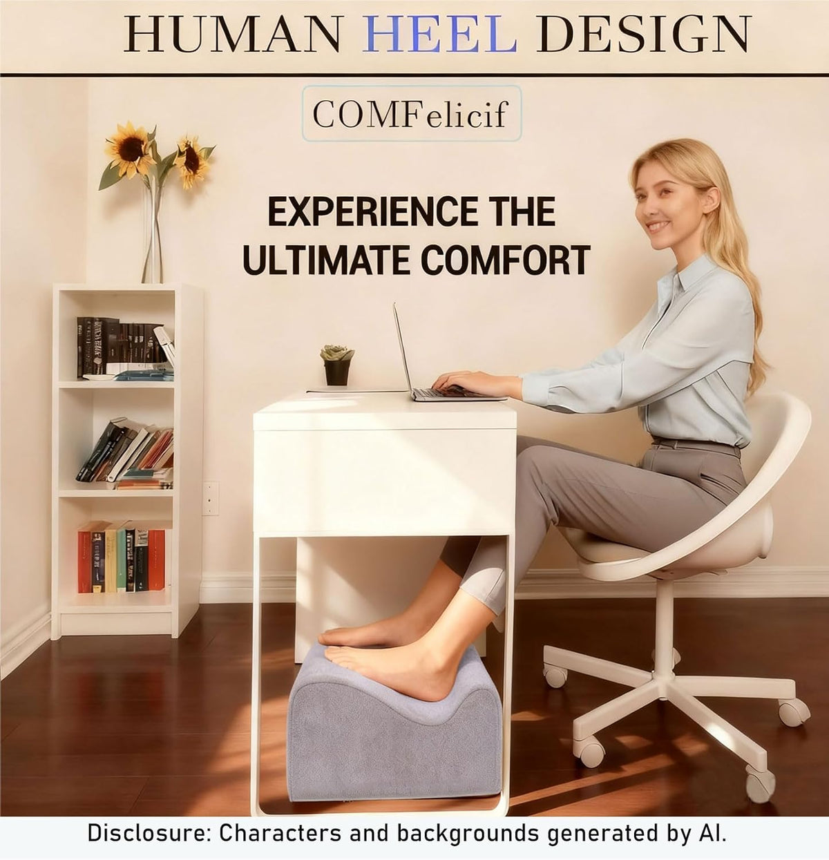Work Foot Rest Under Desk,Comfort Foot Rest for Couch