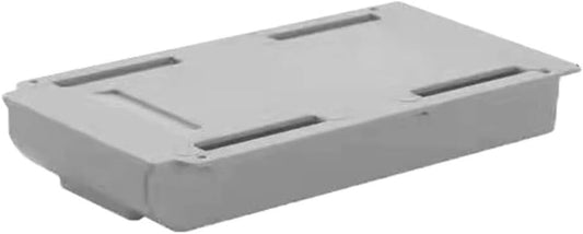 Under Desk Drawer Storage Box 9.84in – Hidden Self-Adhesive Box for Stationery and Makeup, Leak-Proof ABS Plastic Organizer(S)