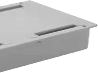 Under Desk Drawer Storage Box 9.84in – Hidden Self-Adhesive Box for Stationery and Makeup, Leak-Proof ABS Plastic Organizer(S)