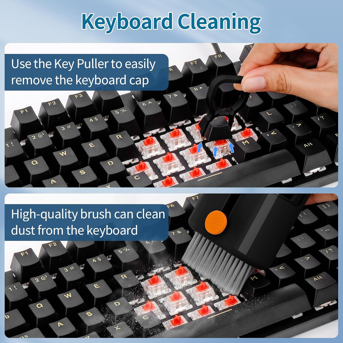 Keyboard Cleaner, Multi-Function Cleaning Kit for MacBook, Laptop, Computer