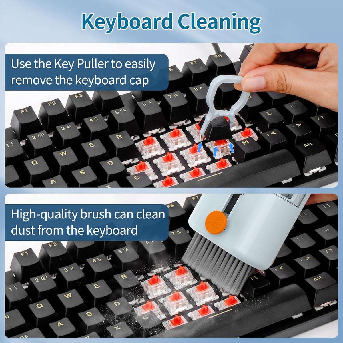 Keyboard Cleaner, Multi-Function Cleaning Kit for MacBook, Laptop, Computer