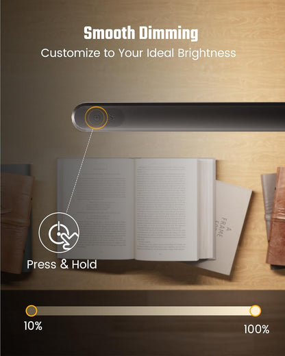 Eye-Caring LED Desk Lamp Work Lamp Office Lamp with Side Clamp