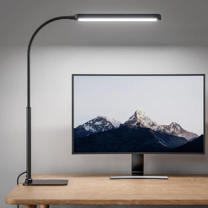 Eye-Caring LED Desk Lamp Work Lamp Office Lamp with Side Clamp