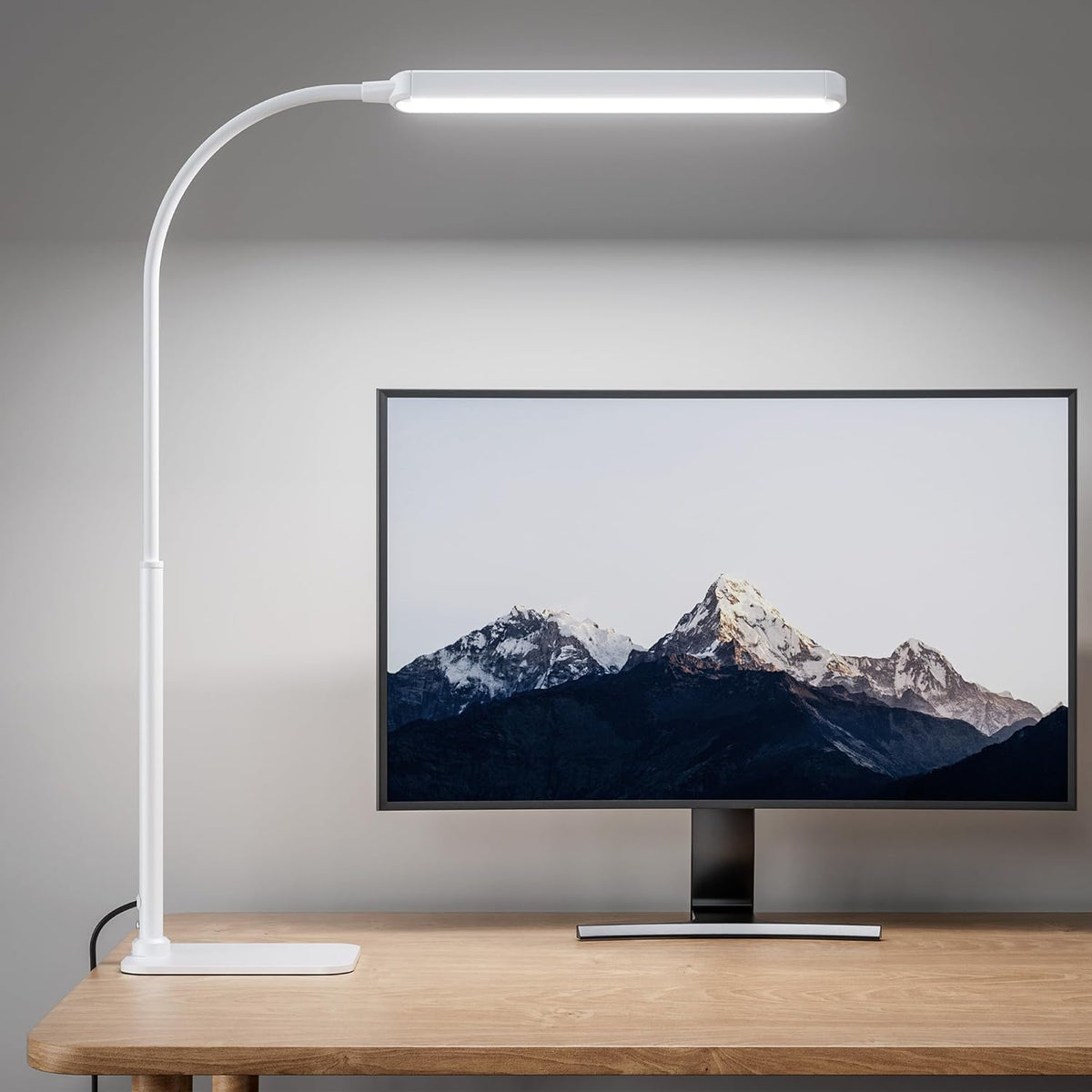 Eye-Caring LED Desk Lamp Work Lamp Office Lamp with Side Clamp
