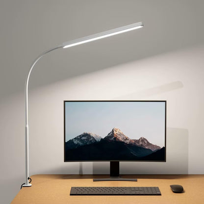 Eye-Caring LED Desk Lamp Work Lamp Office Lamp with Side Clamp