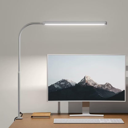 Eye-Caring LED Desk Lamp Work Lamp Office Lamp with Side Clamp