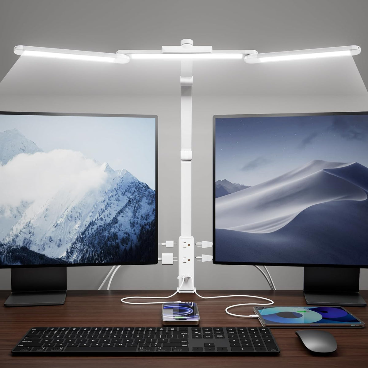 Eye-Caring LED Desk Lamp Work Lamp Office Lamp with Side Clamp