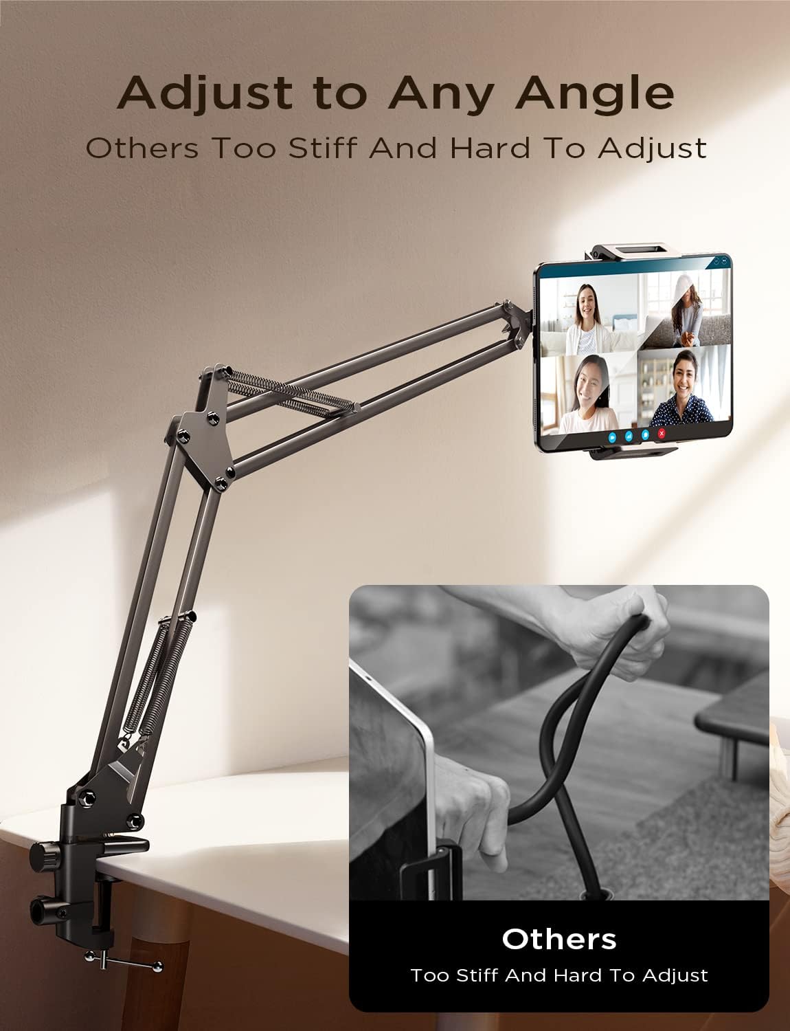 Tablet Stand iPad Holder Desk Mount, Kindle Accessories Tablet Holder