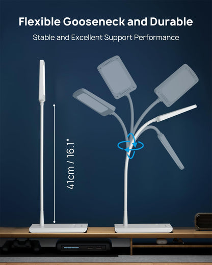 TROND Desk Lamp, Dimmable Eye-Caring Table Lamp, Memory Function, Black
