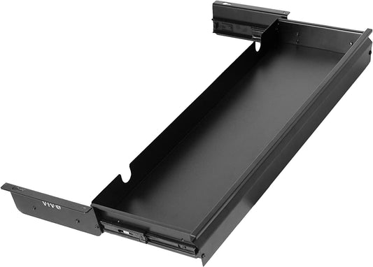 Black Under Desk 33 x 9 in Slide Out Storage Drawer, DESK-DR33-B