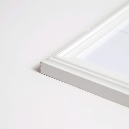 Magnetic Dry Erase Calendar White Board, 30" x 20", White Wood Style Frame, Includes Magnets