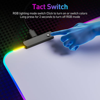 RGB Mousepad Led Mouse Pad, Large Mouse Pad,Led and Big Mouse mat