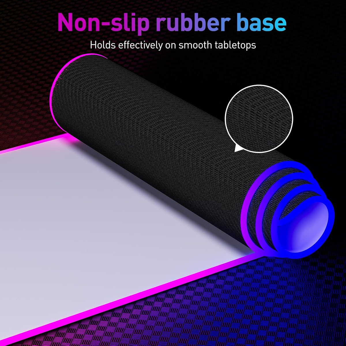 RGB Mousepad Led Mouse Pad, Large Mouse Pad,Led and Big Mouse mat