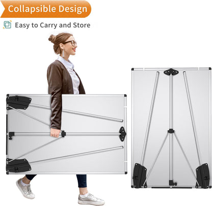 Whiteboard Easel, 36 x 24 Inches, Portable Tripod Dry Erase Board