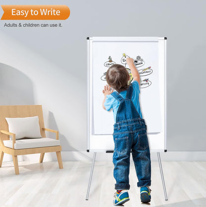 Whiteboard Easel, 36 x 24 Inches, Portable Tripod Dry Erase Board
