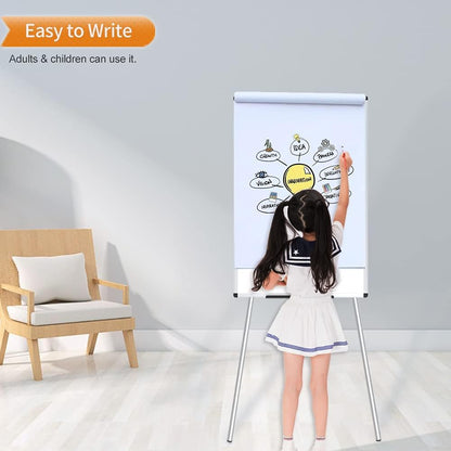 Whiteboard Easel, 36 x 24 Inches, Portable Tripod Dry Erase Board