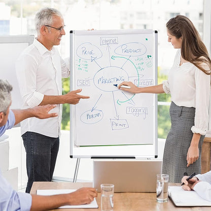 Whiteboard Easel, 36 x 24 Inches, Portable Tripod Dry Erase Board