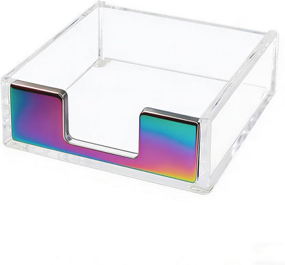 Gold Sticky Note Holder Memo Note Pad Holder Dispenser