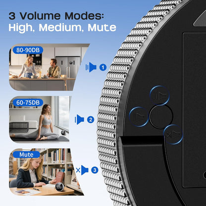 Digital Kitchen Timer, Magnetic Visual Timer with Large LED Display