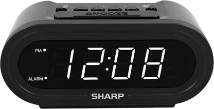 AccuSet Self-Setting Alarm Clock with Auto DST, Green LED
