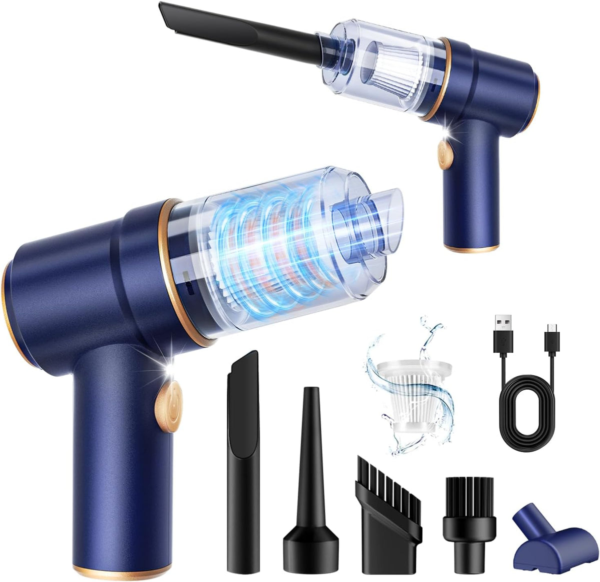 Handheld Car Vacuum Cleaner, Hand Held Vacuum Cleaner and Air Duster