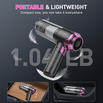 Handheld Car Vacuum Cleaner, Hand Held Vacuum Cleaner and Air Duster